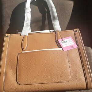 NWT Kate Spade Bungalow Market Pebbled Leather Bag